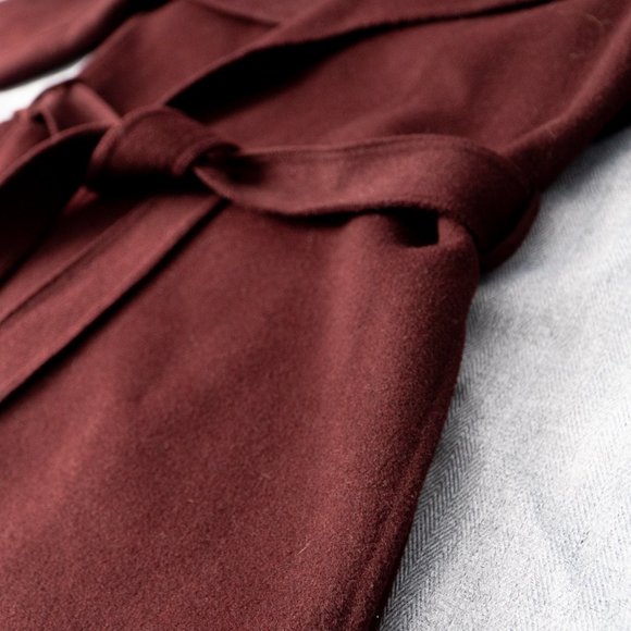 Handmade Wool Women's Dress Coat - Picture 8 of 9